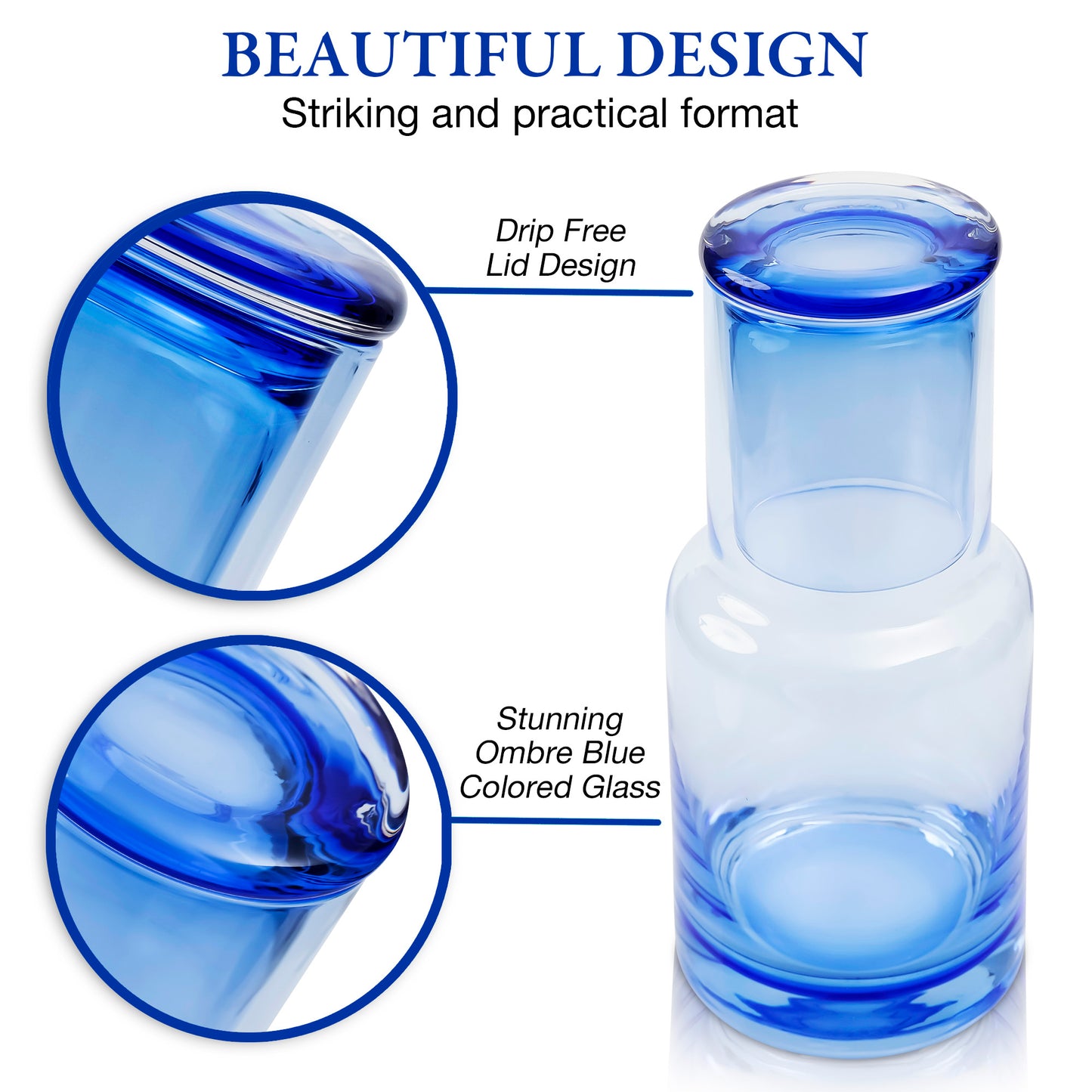 Blue Modern Carafe