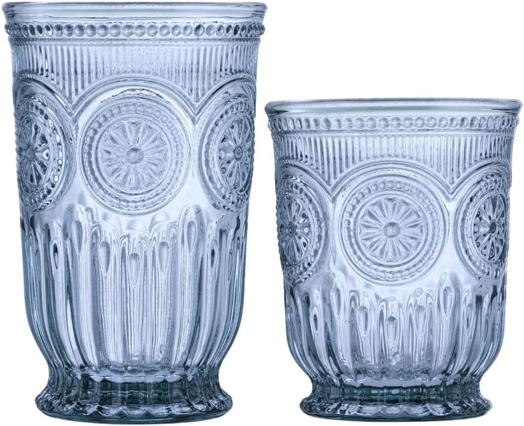 The Refreshing Duo - Blue Glassware Bundle