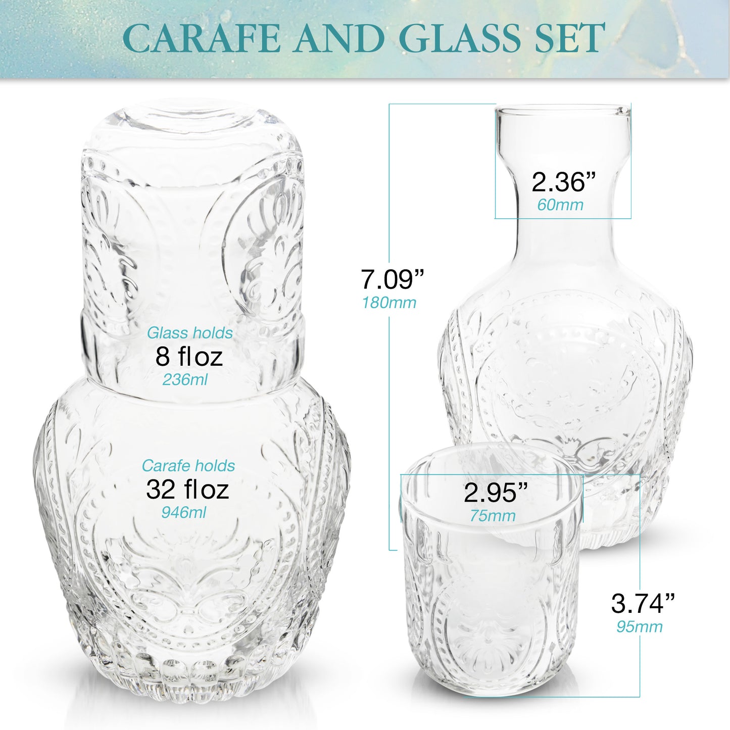 Vintage Bedside Carafe