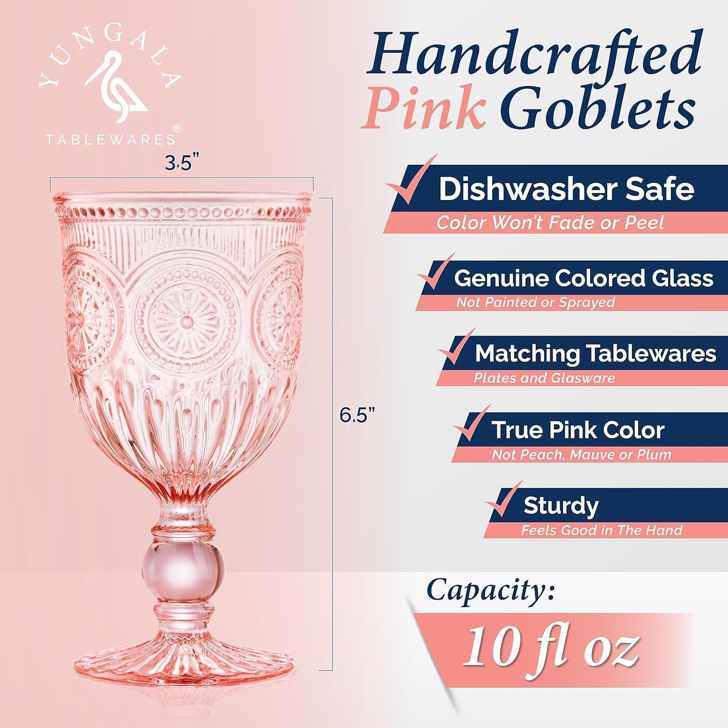 The Sip & Swirl - Pink Glassware Bundle
