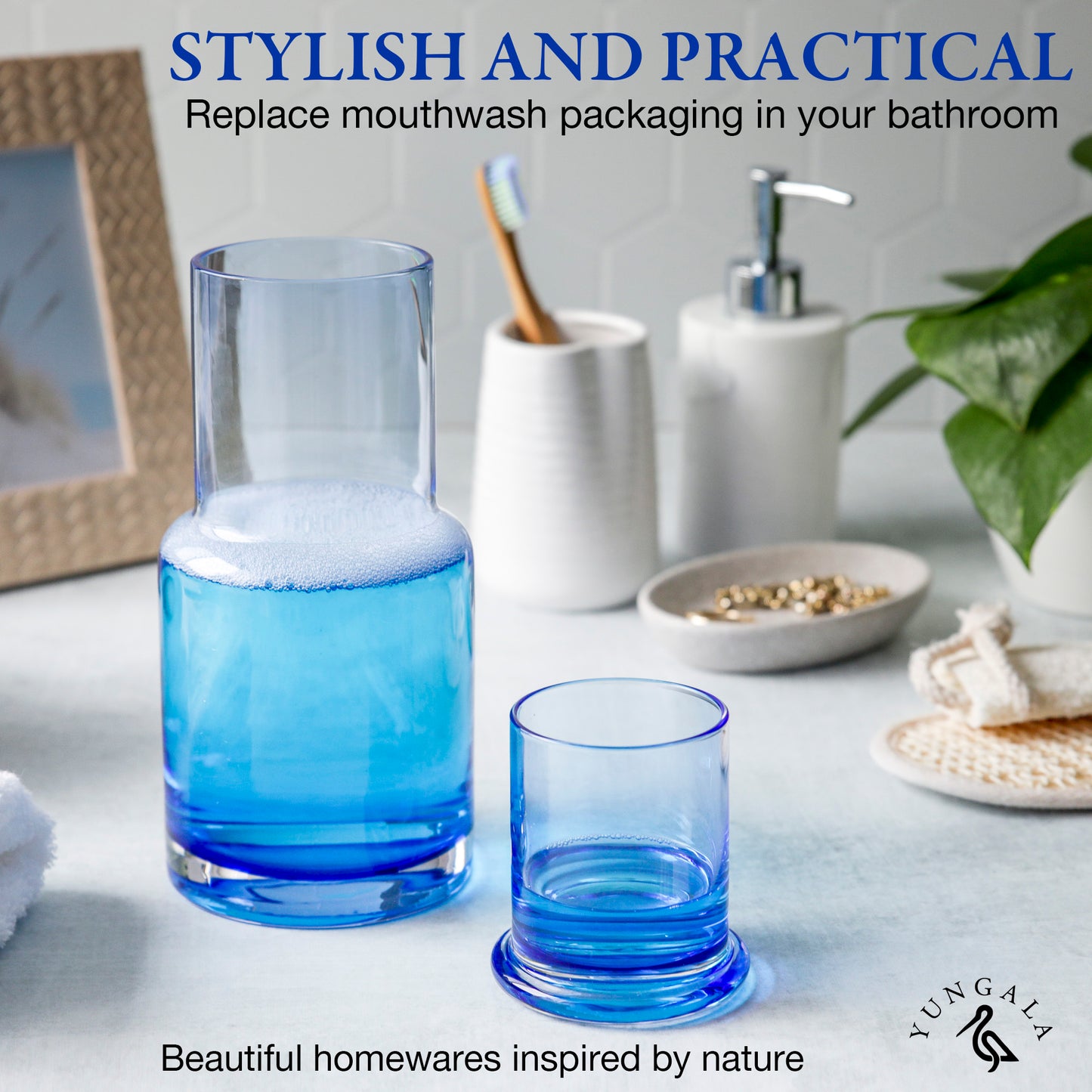 Blue Modern Carafe