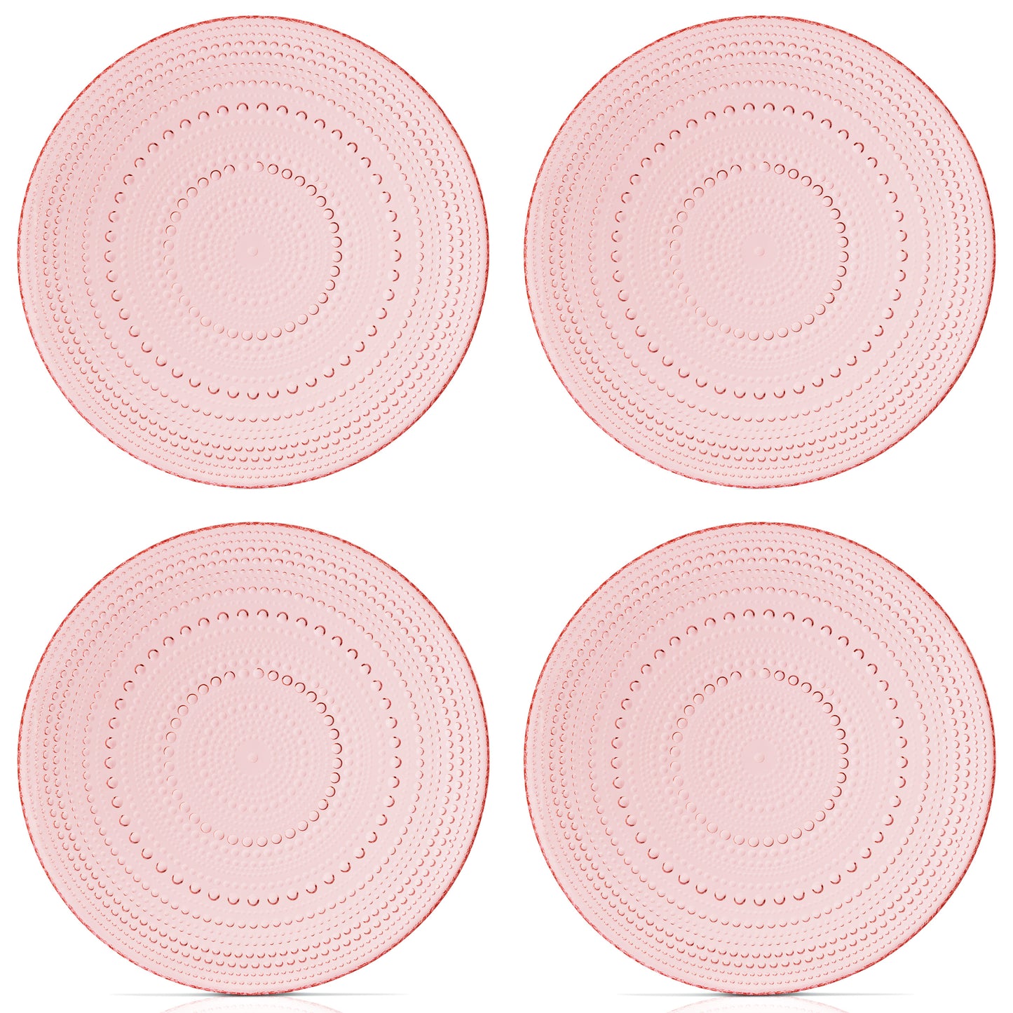 Pink Glass Plates