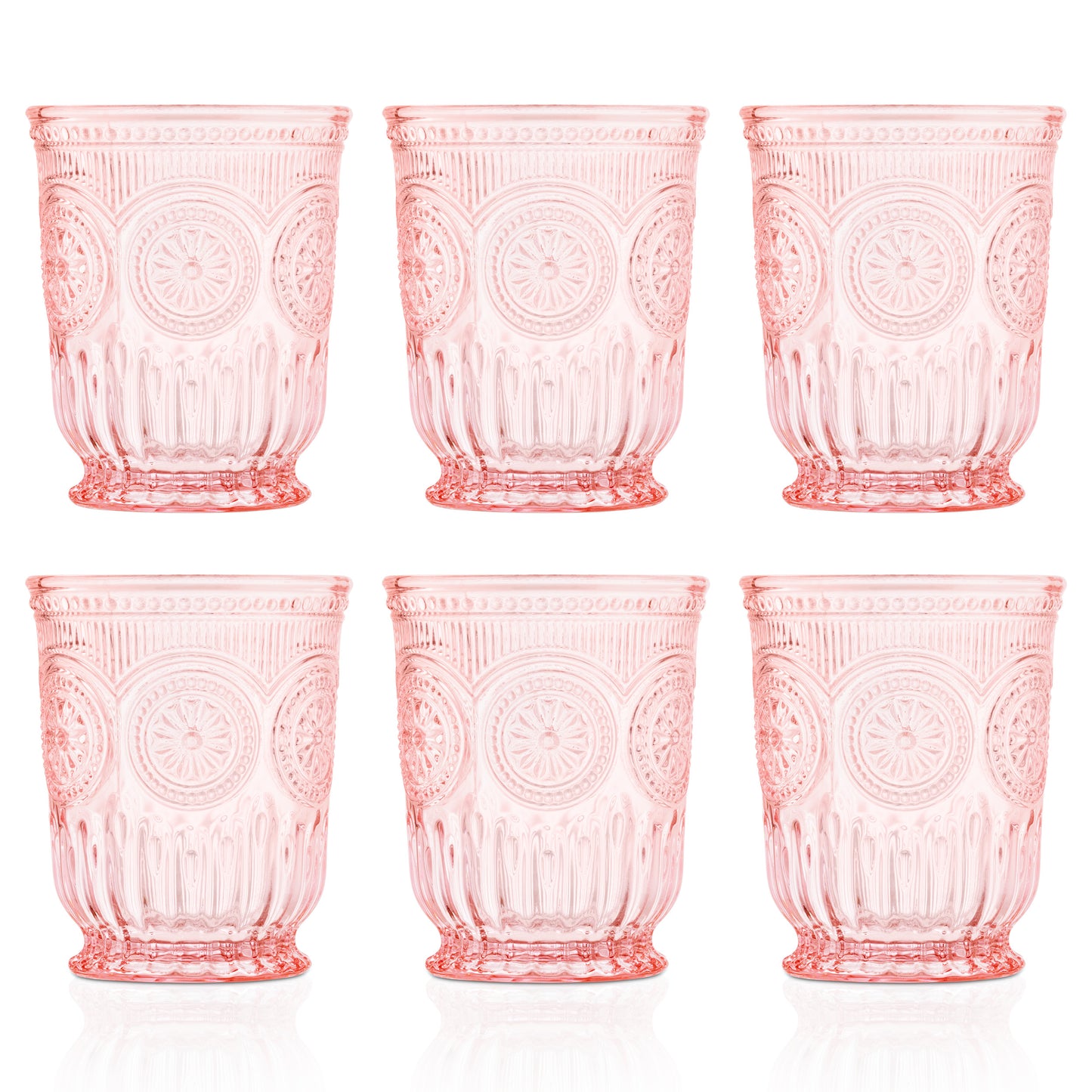 Small Pink Sunflower Cups