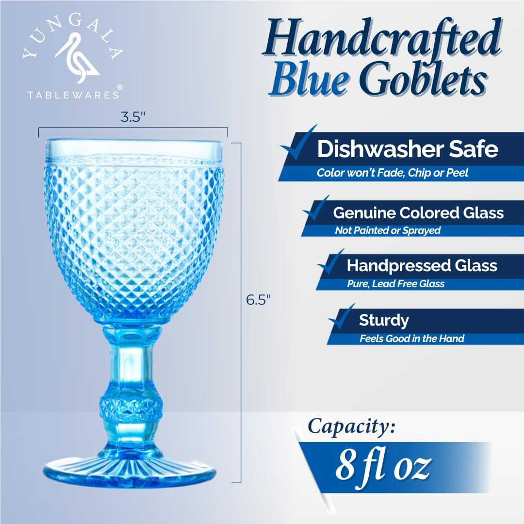 Blue Diamond Goblets