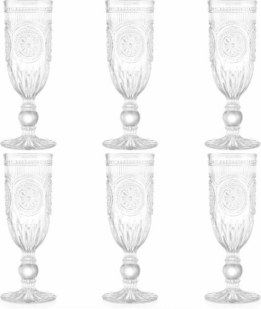 Vintage Champagne Flutes