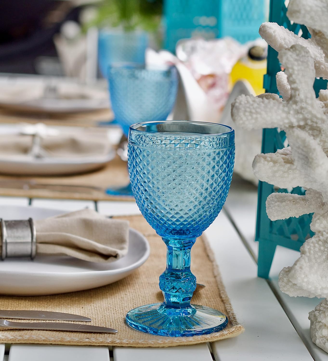 Blue Diamond Goblets