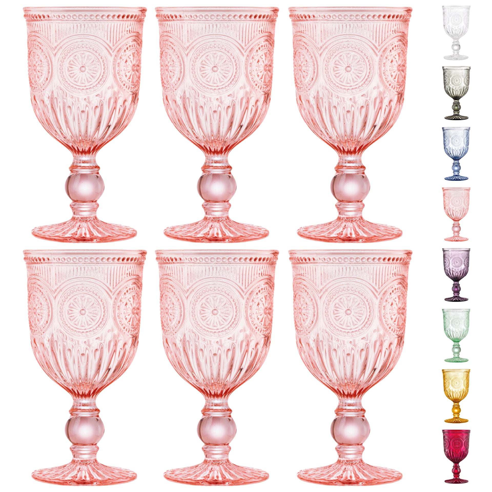 Pink Wine Glasses