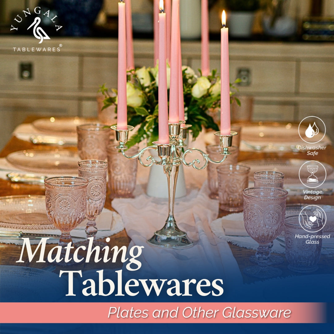 Pink Water Glasses (Small Tumblers)