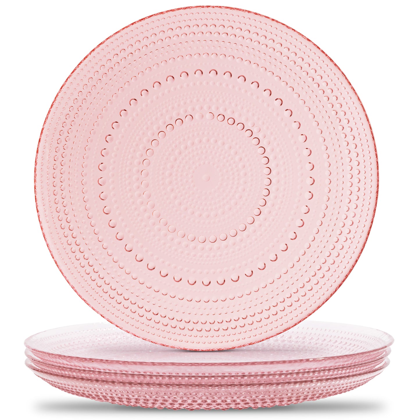 Pink Glass Plates