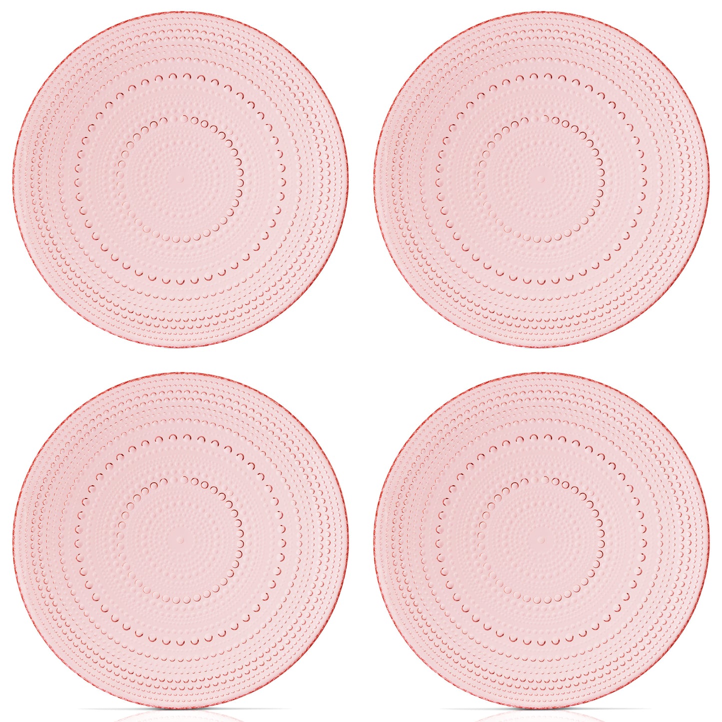 Pink Glass Plates